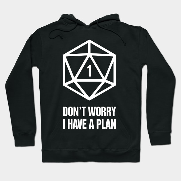 Funny d20 Roleplaying Game | Board Gaming Graphic Hoodie by MeatMan